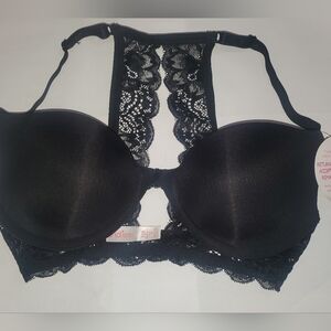 Undies Black Racerback Bra 32b